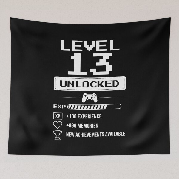 Item preview, Level 13 Unlocked birthday gift designed and sold by NumbersFort.