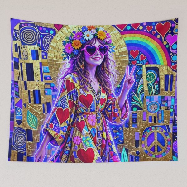 Item preview, 60's Hippy Art designed and sold by TheDarkWardrobe.