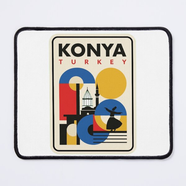 Item preview, Retro Konya Bauhaus Geometric Skyline designed and sold by k3rstman1.