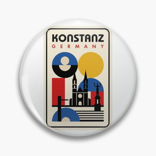 Item preview, Retro Konstanz Bauhaus Geometric Skyline designed and sold by k3rstman1.
