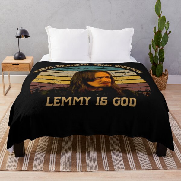 Item preview, TRick question lemmy is god graphic character designed and sold by campntanozorar.