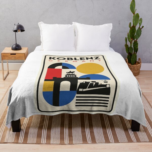 Item preview, Retro Koblenz Bauhaus Geometric Skyline designed and sold by k3rstman1.