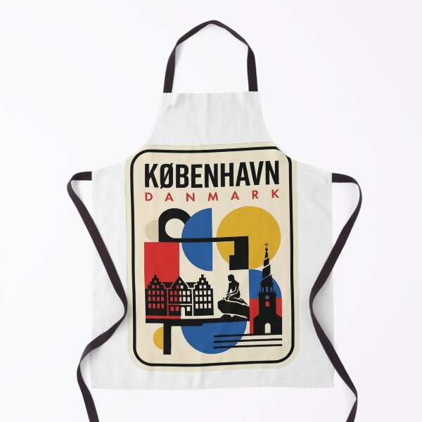 Artikelvorschau, Geometrische Retro-København-Bauhaus-Skyline entworfen und verkauft von k3rstman1.