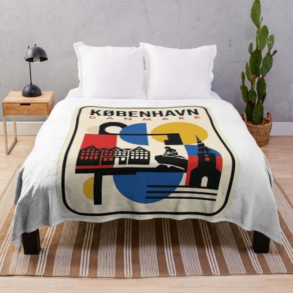 Item preview, Retro København Bauhaus Geometric Skyline designed and sold by k3rstman1.