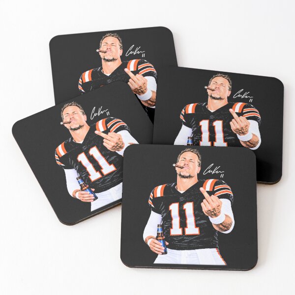 Item preview, C.a.s.e Keenum MiddleFinger QB Funny Signature  designed and sold by AnaHahn.