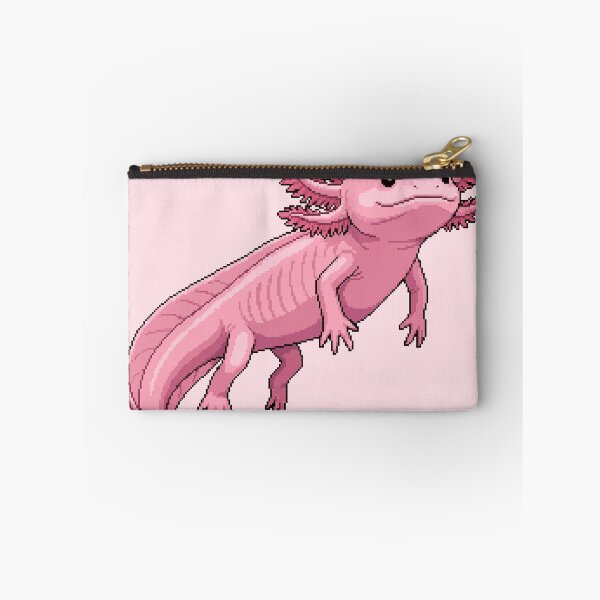 Item preview, Pink Axolotl — Cute Pixel Art Salamander Sticker designed and sold by PixelBrujeria.