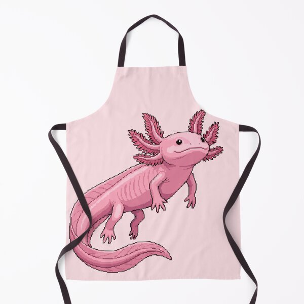 Item preview, Pink Axolotl — Cute Pixel Art Salamander Sticker designed and sold by PixelBrujeria.