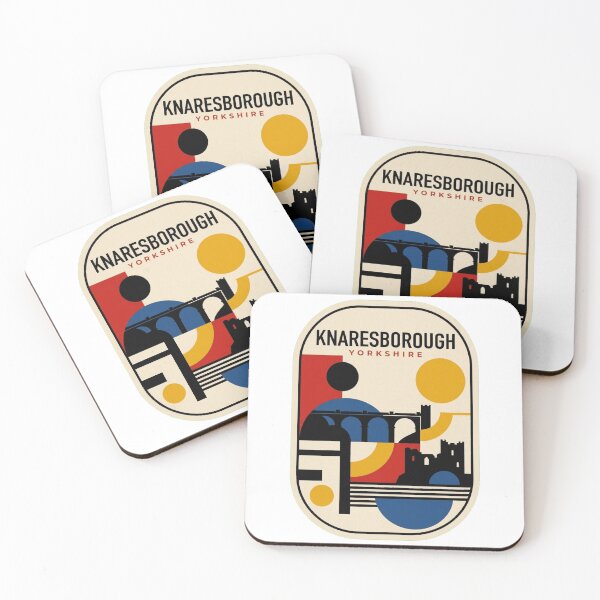 Item preview, Retro Knaresborough Bauhaus Geometric Skyline designed and sold by k3rstman1.