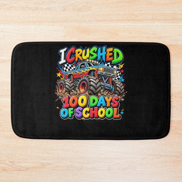 Item preview, I Crushed 100 Days Of School Monster Truck Kids Celebration designed and sold by drawwiika+44.