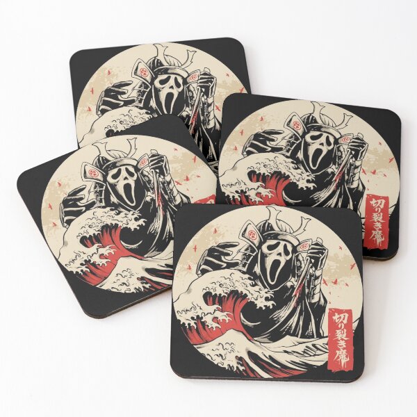 Item preview, Ghostface samurai Japanese style horror designed and sold by loves789.