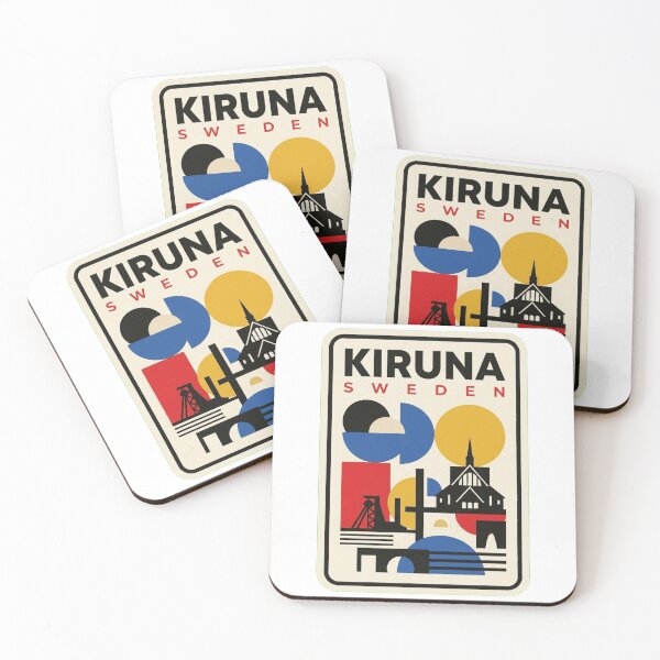 Item preview, Retro Kiruna Bauhaus Geometric Skyline designed and sold by k3rstman1.