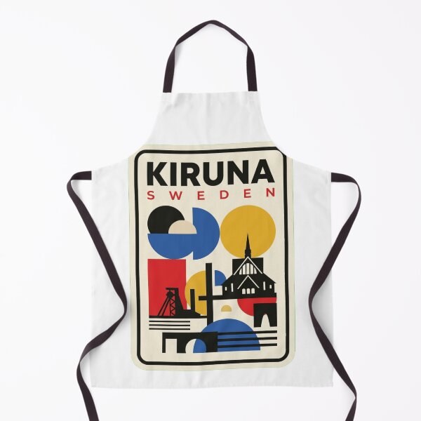 Item preview, Retro Kiruna Bauhaus Geometric Skyline designed and sold by k3rstman1.