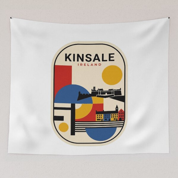 Item preview, Retro Kinsale Bauhaus Geometric Skyline designed and sold by k3rstman1.