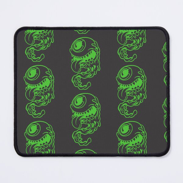 Item preview, Green Slime Eyeball Monster — Creepy Halloween Line Art designed and sold by LYAN-STORE.