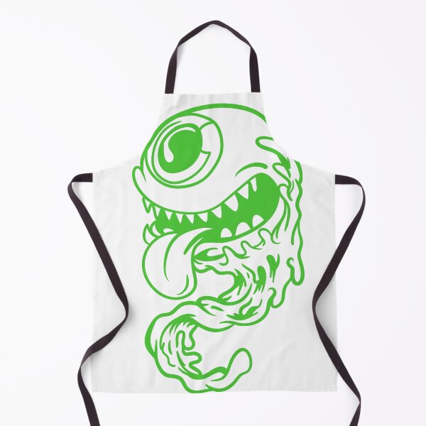 Item preview, Green Slime Eyeball Monster — Creepy Halloween Line Art designed and sold by LYAN-STORE.