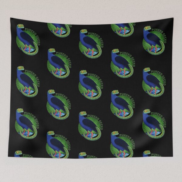 Item preview, GECKO PUKEKO, LAGARTO DE NUEVA ZELANDA designed and sold by Madjack Tees Kiwi SuperStore.