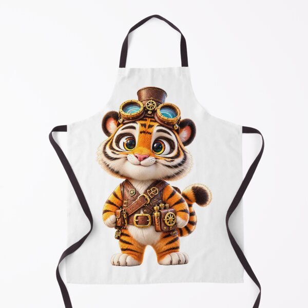 Item preview, Steampunk Tiger Cub Clockwork Adventure designed and sold by Sillytoe.