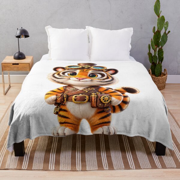 Item preview, Steampunk Tiger Cub Clockwork Adventure designed and sold by Sillytoe.