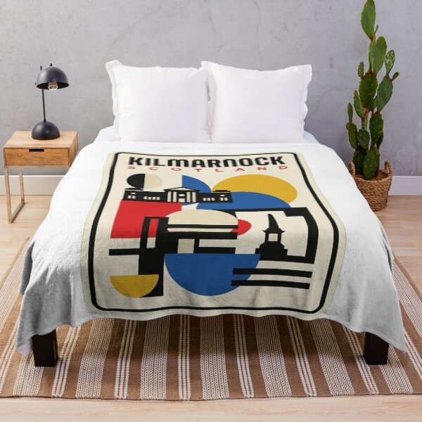 Item preview, Retro Kilmarnock Bauhaus Geometric Skyline designed and sold by k3rstman1.