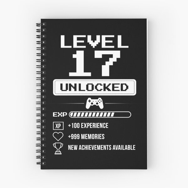 Item preview, Regalo de cumpleaños desbloqueado de nivel 17 designed and sold by NumbersFort.