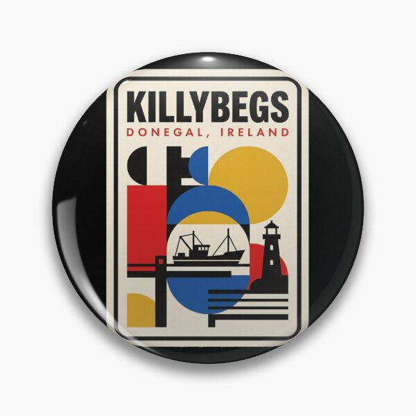 Item preview, Retro Killybegs Bauhaus Geometric Skyline designed and sold by k3rstman1.