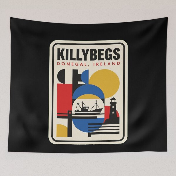 Item preview, Retro Killybegs Bauhaus Geometric Skyline designed and sold by k3rstman1.
