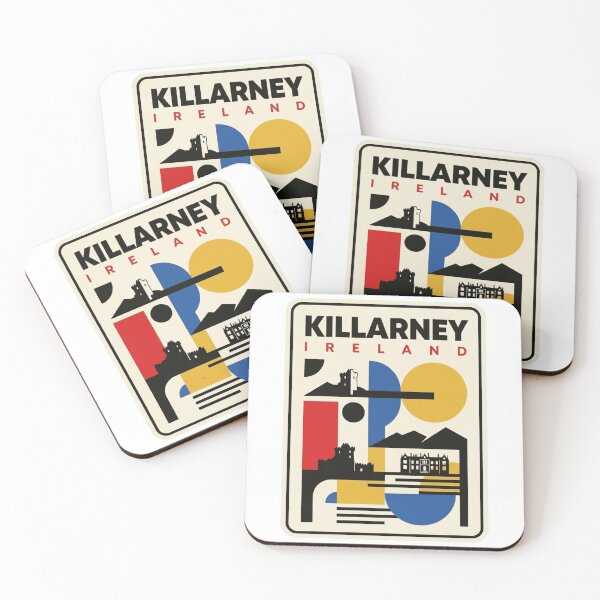 Item preview, Retro Killarney Bauhaus Geometric Skyline designed and sold by k3rstman1.