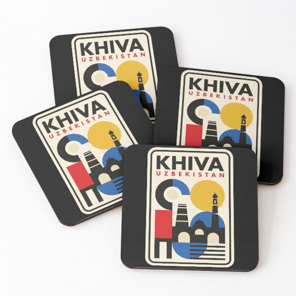 Item preview, Retro Khiva Bauhaus Geometric Skyline designed and sold by k3rstman1.