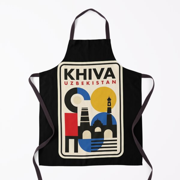 Item preview, Retro Khiva Bauhaus Geometric Skyline designed and sold by k3rstman1.
