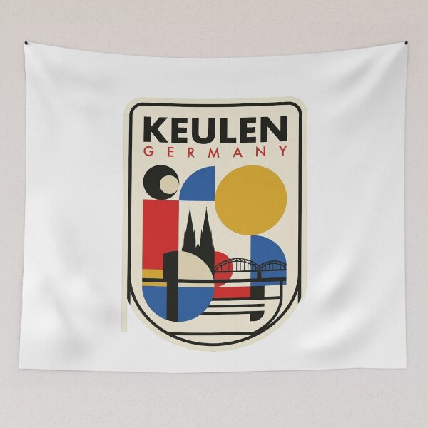 Item preview, Retro Cologne Bauhaus Geometric Skyline designed and sold by k3rstman1.