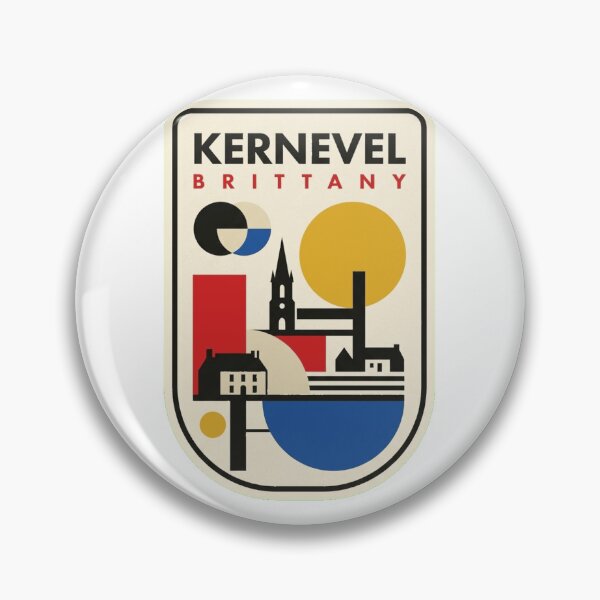 Item preview, Retro Kernevel Bauhaus Geometric Skyline designed and sold by k3rstman1.