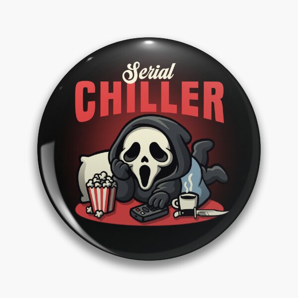 Item preview, Serial Chiller Horror Movie Parody - Cozy Slasher Fan Funny Couch Potato designed and sold by NemiMakeit.