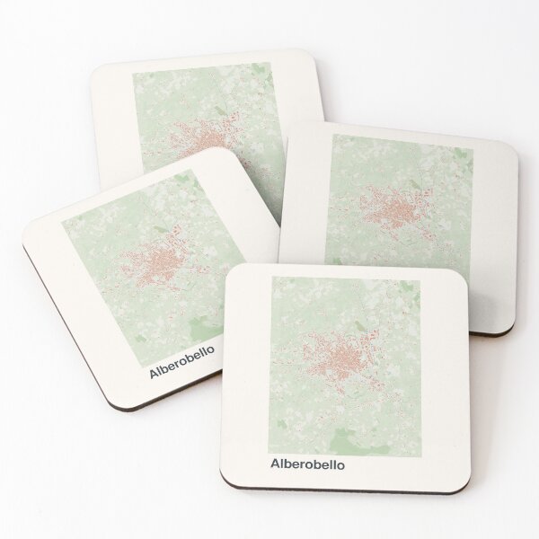 Item preview, Alberobello Minimalistic Map Art designed and sold by MapsNerd.
