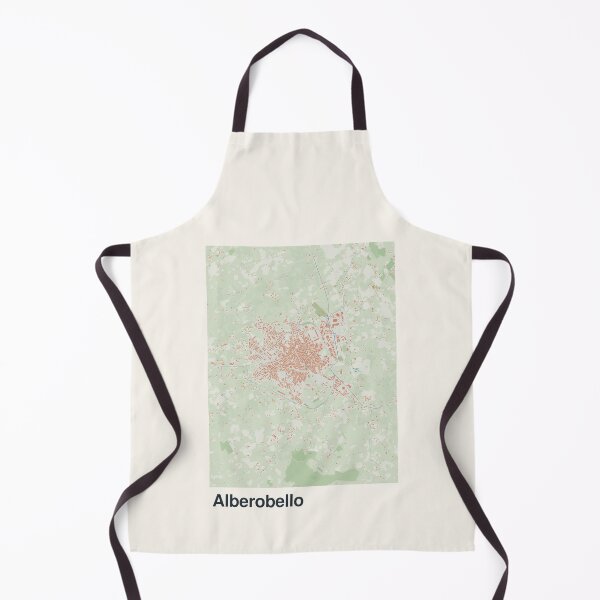 Item preview, Alberobello Minimalistic Map Art designed and sold by MapsNerd.