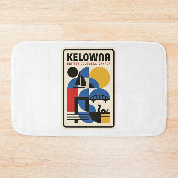 Item preview, Retro Kelowna Bauhaus Geometric Skyline designed and sold by k3rstman1.