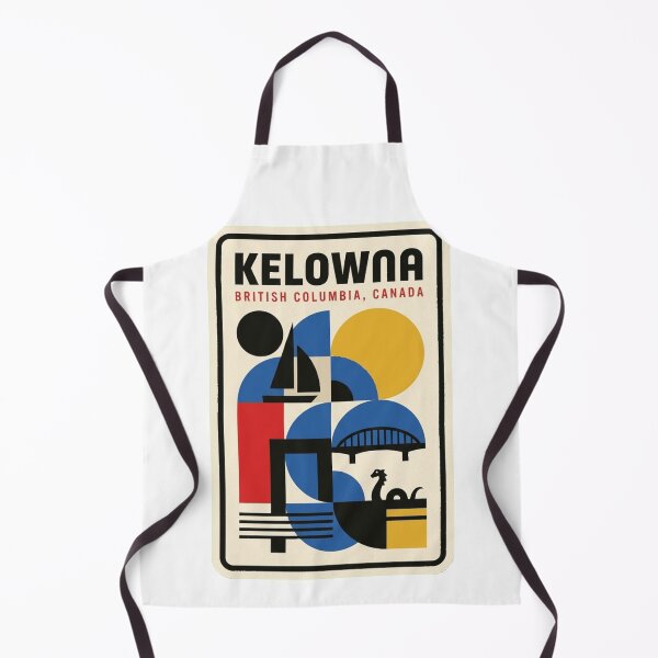Item preview, Retro Kelowna Bauhaus Geometric Skyline designed and sold by k3rstman1.