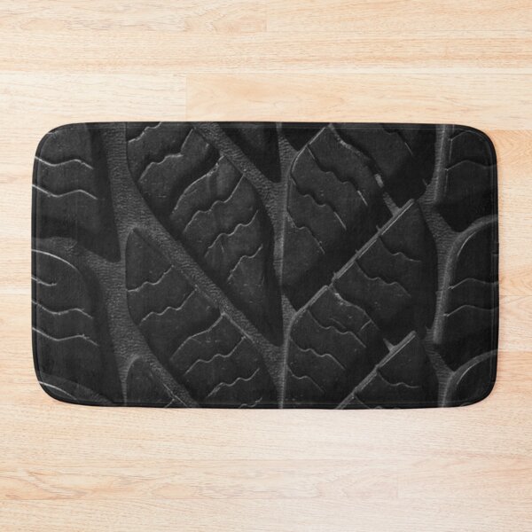 Item preview, Car Tire Tread Pattern Texture — Black Rubber Automotive Print designed and sold by LYAN-STORE.