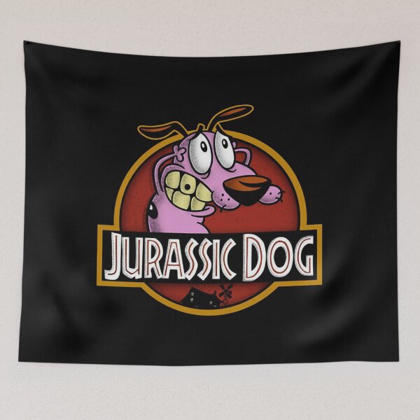 Item preview, Courage the Cowardly Dog Jurassic Dog Parody  designed and sold by krowsunna.