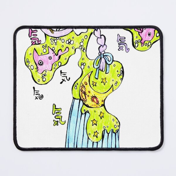 Item preview, Surreal Anime Girl Melting Slime Weirdcore Pop Art designed and sold by Hawel-3lih.