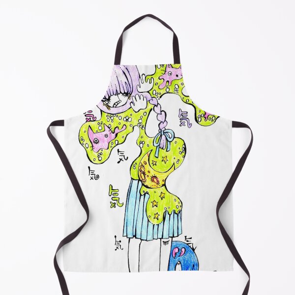 Item preview, Surreal Anime Girl Melting Slime Weirdcore Pop Art designed and sold by Hawel-3lih.