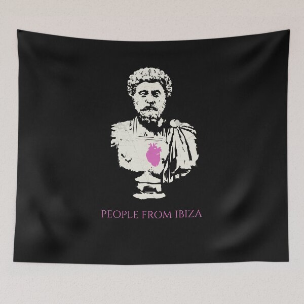 Item preview, People from Ibiza - Brutalist Techno Statue & Italo Disco Graphic designed and sold by THE MODA STEREO.