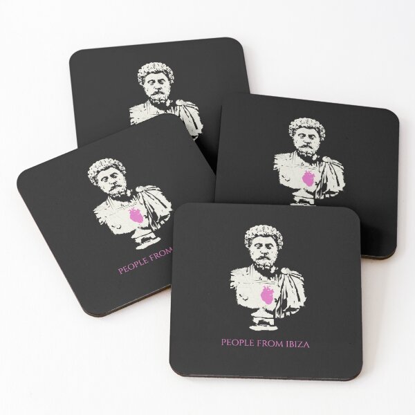 Item preview, People from Ibiza - Brutalist Techno Statue & Italo Disco Graphic designed and sold by THE MODA STEREO.