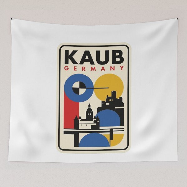 Item preview, Retro Kaub Bauhaus Geometric Skyline designed and sold by k3rstman1.
