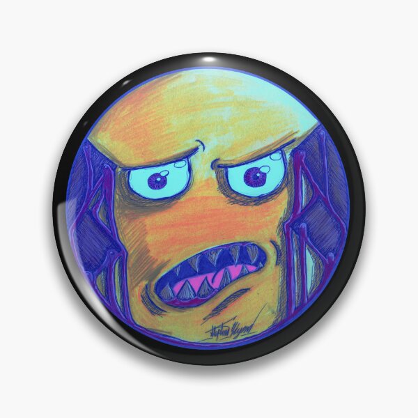 Item preview, Boarded Ears Scar-E-Moji (Equalized Edition) Neon Psychedelic Horror designed and sold by Grimmlar.