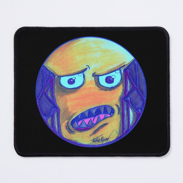 Item preview, Boarded Ears Scar-E-Moji (Equalized Edition) Neon Psychedelic Horror designed and sold by Grimmlar.