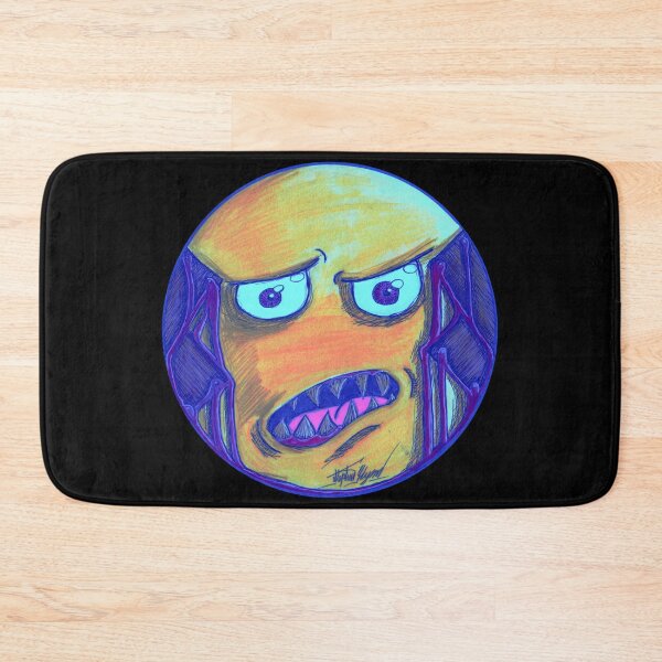 Item preview, Boarded Ears Scar-E-Moji (Equalized Edition) Neon Psychedelic Horror designed and sold by Grimmlar.