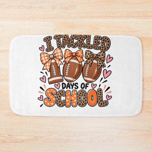 Item preview, I Tackled 100 Days Of School Football Celebration Student Teacher designed and sold by drawwiika+44.