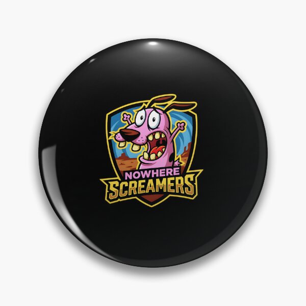 Artikelvorschau, Courage the Cowardly Dog Logo (übergroß) entworfen und verkauft von krowsunna.