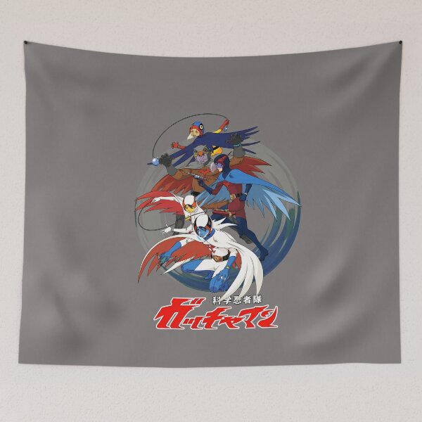 Item preview, Gatchaman Team Stacked Characters Logo-5 designed and sold by DavidWilksch.