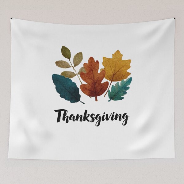 Item preview, Autumn Leaves Thanksgiving Vintage Fall Design designed and sold by PlumArtDesign.